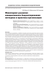 Научная статья на тему 'Мониторинг развития инициативного бюджетирования: методика и практика организации'