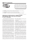 Научная статья на тему 'Morphology modification of carbon chrome molybdenum steel structure influencedby heat treatment'