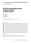 Научная статья на тему 'НЕЧЕТКАЯ РЕГРЕССИОННАЯ МОДЕЛЬ ВЛИЯНИЯ ТЕХНОЛОГИЙ НА УРОВЕНЬ ЖИЗНИ'
