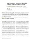 Научная статья на тему 'New 5-modified pyrimidine nucleoside inhibitors of mycobacterial growth'