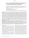 Научная статья на тему 'Non-neutralizing antibodies directed at conservative influenza antigens'