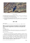 Научная статья на тему 'Новое свидетельство возможного гнездования ополовника Aegithalos caudatus на Куршской косе'