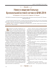 Научная статья на тему 'Новое в ведении больных бронхиальной астмой согласно GINA 2014'