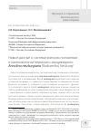 Научная статья на тему 'Новые данные о систематическом положении и палеоэкологии пермского хвощевидного Annulina neuburgiana (Radczenko) Neuburg'