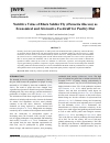 Научная статья на тему 'Nutritive Value of Black Soldier Fly (Hermetia illucens) as Economical and Alternative Feedstuff for Poultry Diet'