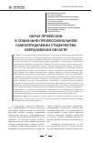 Научная статья на тему 'Образ профессии в социальнопрофессиональном самоопределении студенчества Свердловской области'