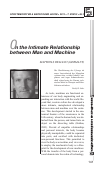 Научная статья на тему 'On the intimate relationship between man and machine'