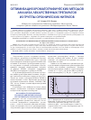 Научная статья на тему 'Оптимизация хроматографических методов анализа лекарственных препаратов из группы органических нитратов'