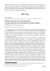 Научная статья на тему 'Орнитологические наблюдения в окрестностях аула Куруш (юг Дагестана)'