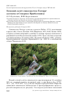 Научная статья на тему 'Осенний залёт синехвостки Tarsiger cyanurus в Северное Прибалхашье'