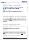 Научная статья на тему 'Оценка комплаентности у пациентов с эпилепсиями в Смоленском регионе'