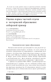 Научная статья на тему 'Оценка нормы частной отдачи и экстерналий образования: сибирский пример'