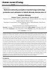 Научная статья на тему 'Pastoral community perception towards forage technology production and utilization in Yabello Woreda, Borena zone of Southern Ethiopia'