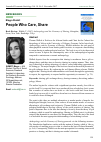 Научная статья на тему 'People who Care, sharebook Review: Widlok T. (2017) anthropology and the economy of sharing, Abingdon, Oxon; New York: Routledge. 218 p'