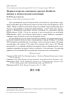 Научная статья на тему 'Первая встреча земляного дрозда Zoothera dauma в Алакольской котловине'
