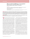 Научная статья на тему 'Physicochemical biology: conquered boundaries and new horizons'