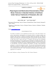 Научная статья на тему 'Physiological and Biochemical Characteristics of Salt Stress Tolerance in Selected Varieties of Sunflower Under Various Treatments of Potassium, Zinc and Gibberellic Acid'