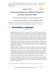 Научная статья на тему 'Physiological Responses of Safflower to Exogenous Putrescine under Water Deficit'