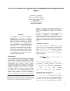 Научная статья на тему 'Piecewise Continuous Segmentation of Multidimensional Experimental Signals'