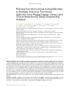 Научная статья на тему 'Polyreactive monoclonal autoantibodies in multiple sclerosis: functional selection from phage display library and characterization by deep sequencing analysis'