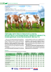 Научная статья на тему 'Породы крупного рогатого скота молочного направления продуктивности, разводимые в Воронежской области'