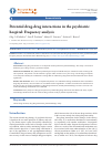 Научная статья на тему 'Potential drug-drug interactions in the psychiatric hospital: frequency analysis'