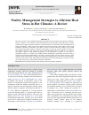 Научная статья на тему 'Poultry Management Strategies to Alleviate Heat Stress in Hot Climates: A Review'