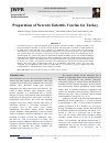 Научная статья на тему 'Preparation of Necrotic Enteritis Vaccine for Turkey'