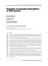 Научная статья на тему 'Principles of managing development of EPM systems'