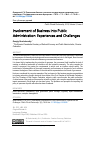 Научная статья на тему 'Привлечение бизнеса к участию в государственном управлении: опыт и проблемы'