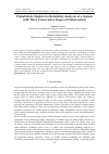 Научная статья на тему 'Probabilistic Models for Reliability Analysis of a System with Three Consecutive Stages of Deterioration'