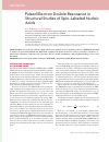 Научная статья на тему 'Pulsed electron double resonance in structural studies of spin-labeled nucleic acids'