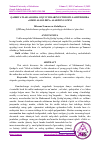 Научная статья на тему 'QADRIYATLAR ASOSIDA O'QUVCHILARINI IJTIMOYILLASHTIRISHDA «ODOB AS-SOLIHIN» ASARINING O’RNI'