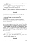 Научная статья на тему 'Ранняя встреча чёрного стрижа Apusapus в городе Печоры (Псковская область)'