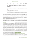 Научная статья на тему 'Recombinant immunotoxin 4D5scFv-PE40 for targeted therapy of HER2-positive tumors'