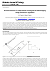 Научная статья на тему 'Reconstruction of compressive sensing-based SAR imaging using Nesterov’s algorithm'