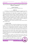 Научная статья на тему 'RISK ANALYSIS OF FOREIGN DIRECT INVESTMENTS IN INNOVATIVE PROJECTS: UZBEKISTAN'