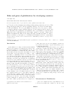Научная статья на тему 'Risks and gains of globalization for developing countries'