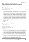 Научная статья на тему 'Роль интеграционных процессов в формировании транснациональных партий'