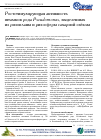 Научная статья на тему 'Ростстимулирующая активность штаммов рода Pseudomonas, выделенных из ризопланы и ризосферы сахарной свёклы'