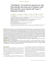 Научная статья на тему '“shielding” of cytokine induction by the periodontal microbiome in patients with periodontitis associated with type 2 diabetes mellitus'
