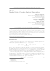 Научная статья на тему 'Singular points of complex algebraic hypersurfaces'