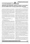 Научная статья на тему 'Соотношение категорий непреодолимой силы и форс-мажора в российском гражданском праве'