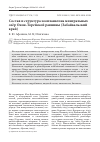 Научная статья на тему 'Состав и структура зоопланктона минеральных озёр Онон-Торейской равнины (Забайкальский край)'