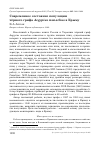 Научная статья на тему 'Современное состояние популяции чёрного грифа Aegypius monachus в Крыму'