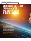 Научная статья на тему 'Современные низкоорбитальные космические аппараты для геолокации и идентификации источников радиоизлучения'