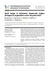 Научная статья на тему 'SPOIL HEAPS IN SAFONOVO, SMOLENSK REGION: CHANGES IN VEGETATION COVER 20 YEARS LATER'