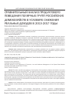 Научная статья на тему 'Сравнительный анализ продуктового поведения полярных групп российских домохозяйств в условиях снижения реальных доходов в 2013-2017 годы'