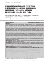 Научная статья на тему 'СРАВНИТЕЛЬНЫЙ АНАЛИЗ СТРУКТУРЫ СМЕРТНОСТИ ГОРОДСКОГО И СЕЛЬСКОГО НАСЕЛЕНИЯ РОСТОВСКОЙ ОБЛАСТИ ЗА ПЕРИОД С 2019 ПО 2022 ГОДЫ'