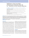 Научная статья на тему 'Stabilization of the central part of tropomyosin molecule alters the Ca 2+-sensitivity of actin-myosin interaction'
